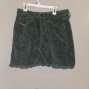 SO Green Mini Skirt